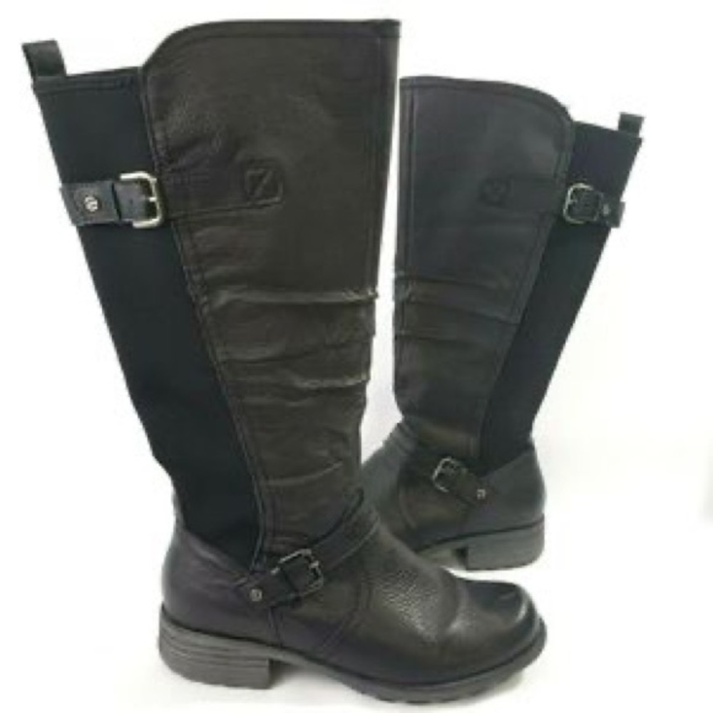 Earth Origins Penelope Leather Black Boots